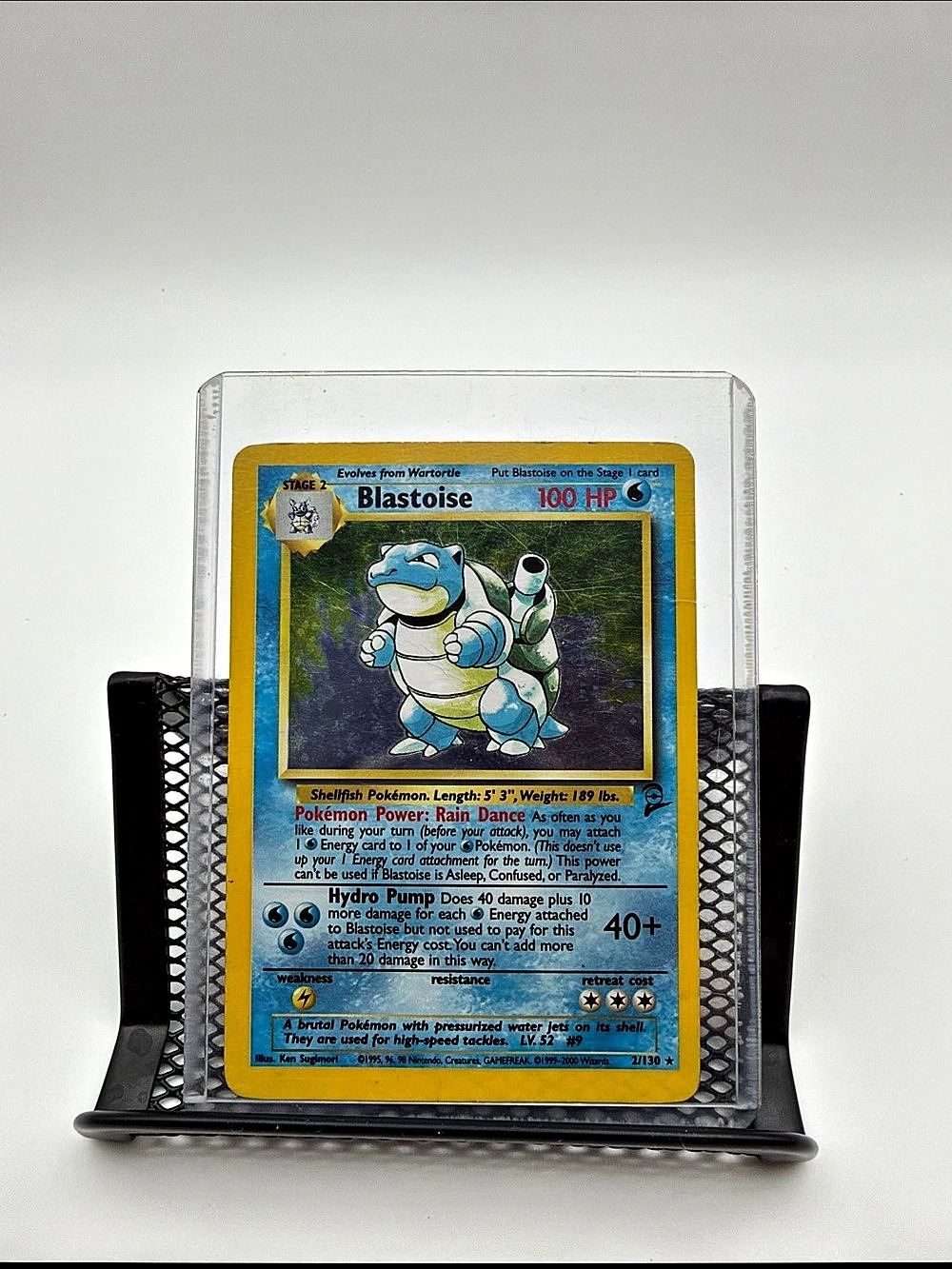 Pokémon Blastoise Base Set 2 Trading Card, Blue & Yellow